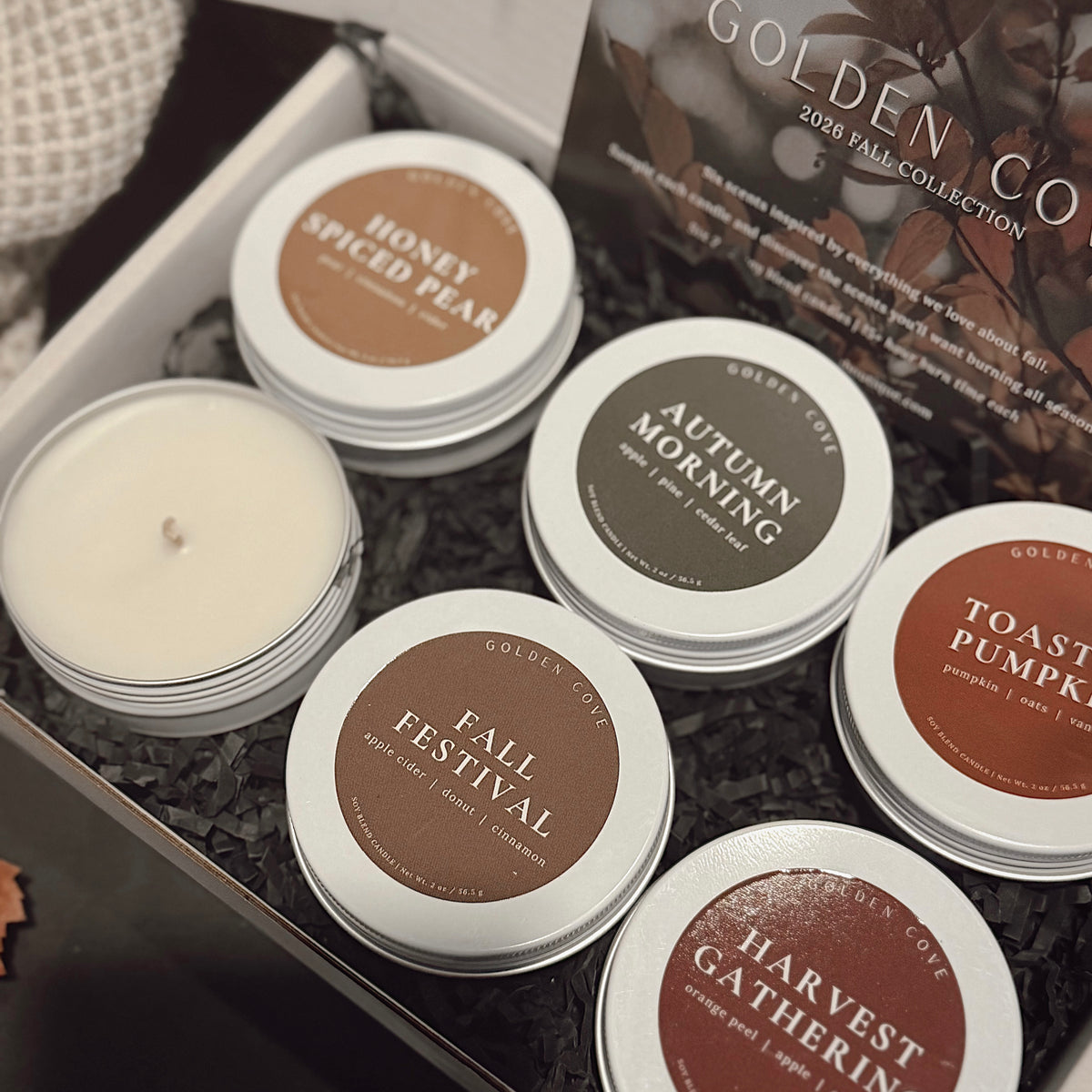 2026 Fall Discovery Box | 6 x 2 oz Soy Candles